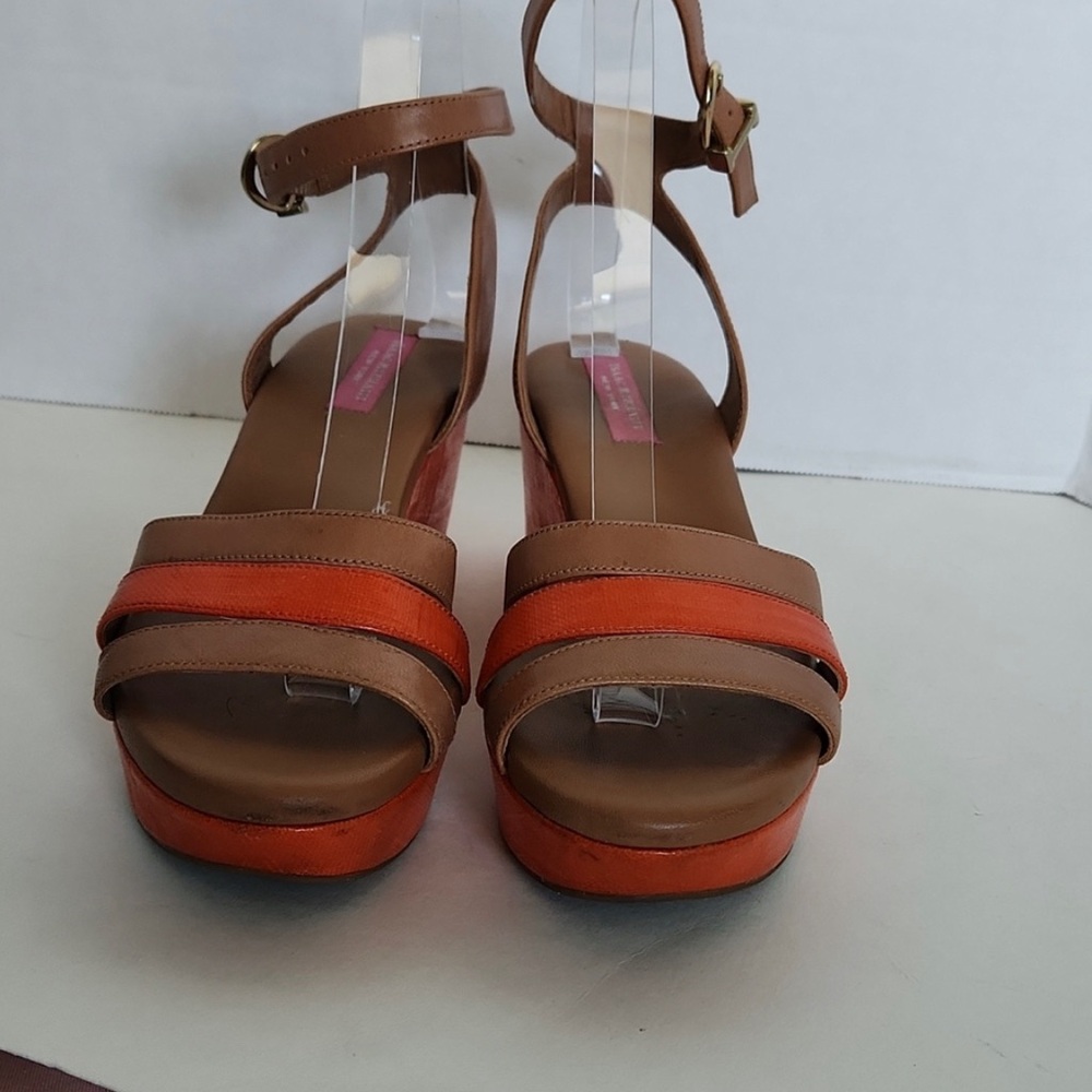 Two colors wedge sandals - Picture 4 of 9